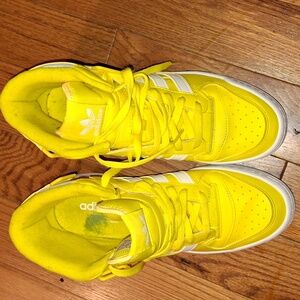 Adidas Bright Yellow Sneakers